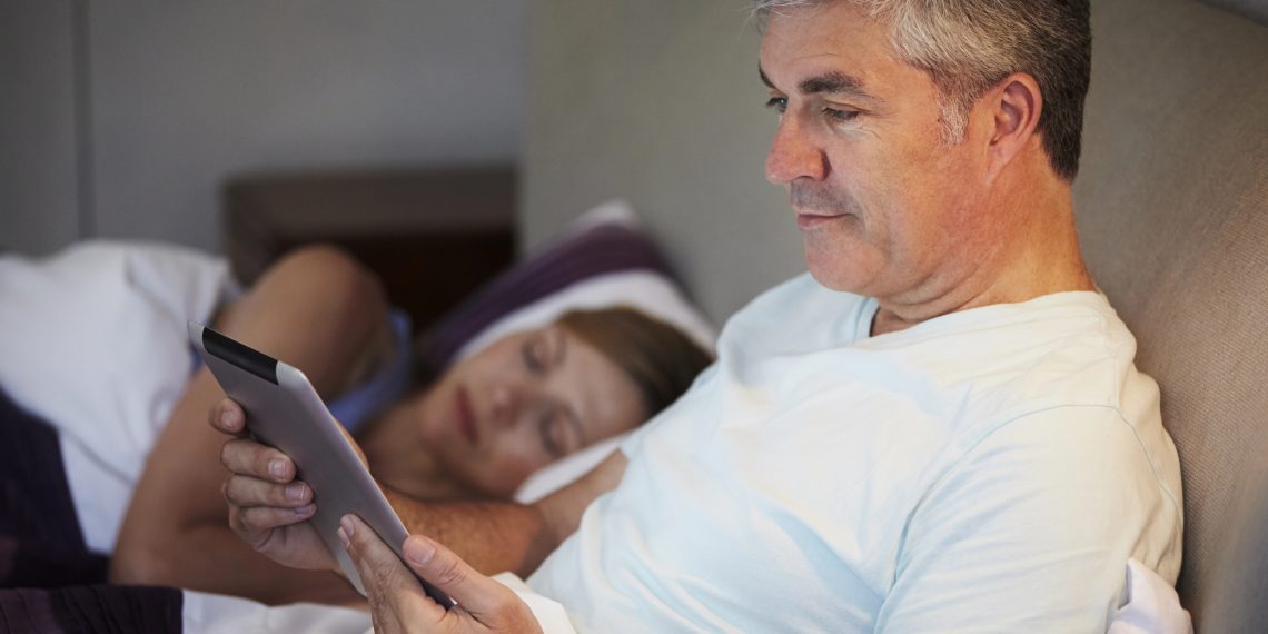 Middle-Aged Man with Insomnia