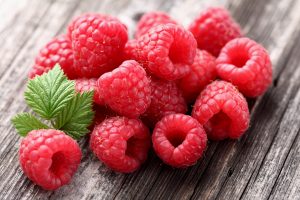 Heap of raspberry